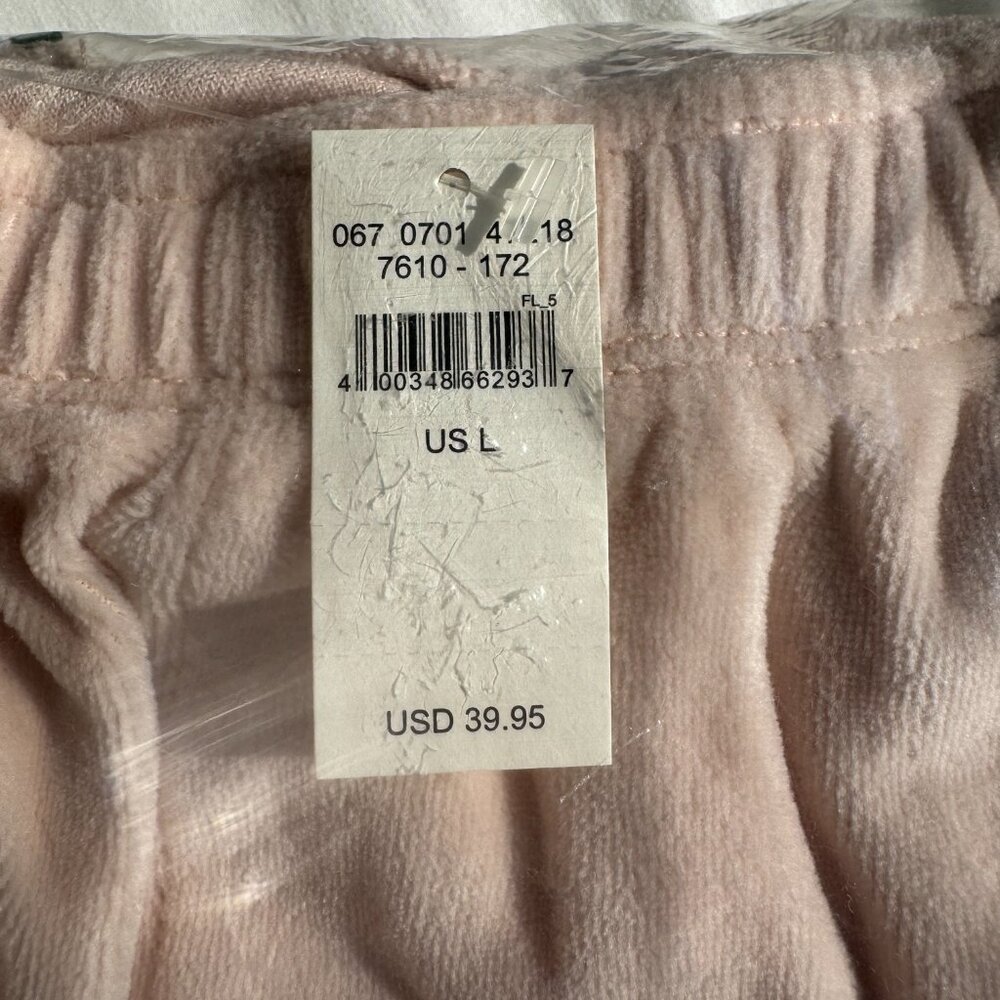 NWT Aerie Real Obsessed Velour Women's Jogger, Soft Satin - Cream Color, Size L - Picture 6 of 7